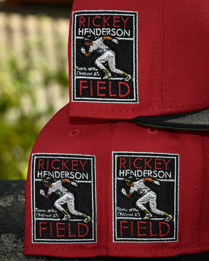 Oakland Athletics Ricky Henderson Field Front Door Red/Black 59Fifty New Era