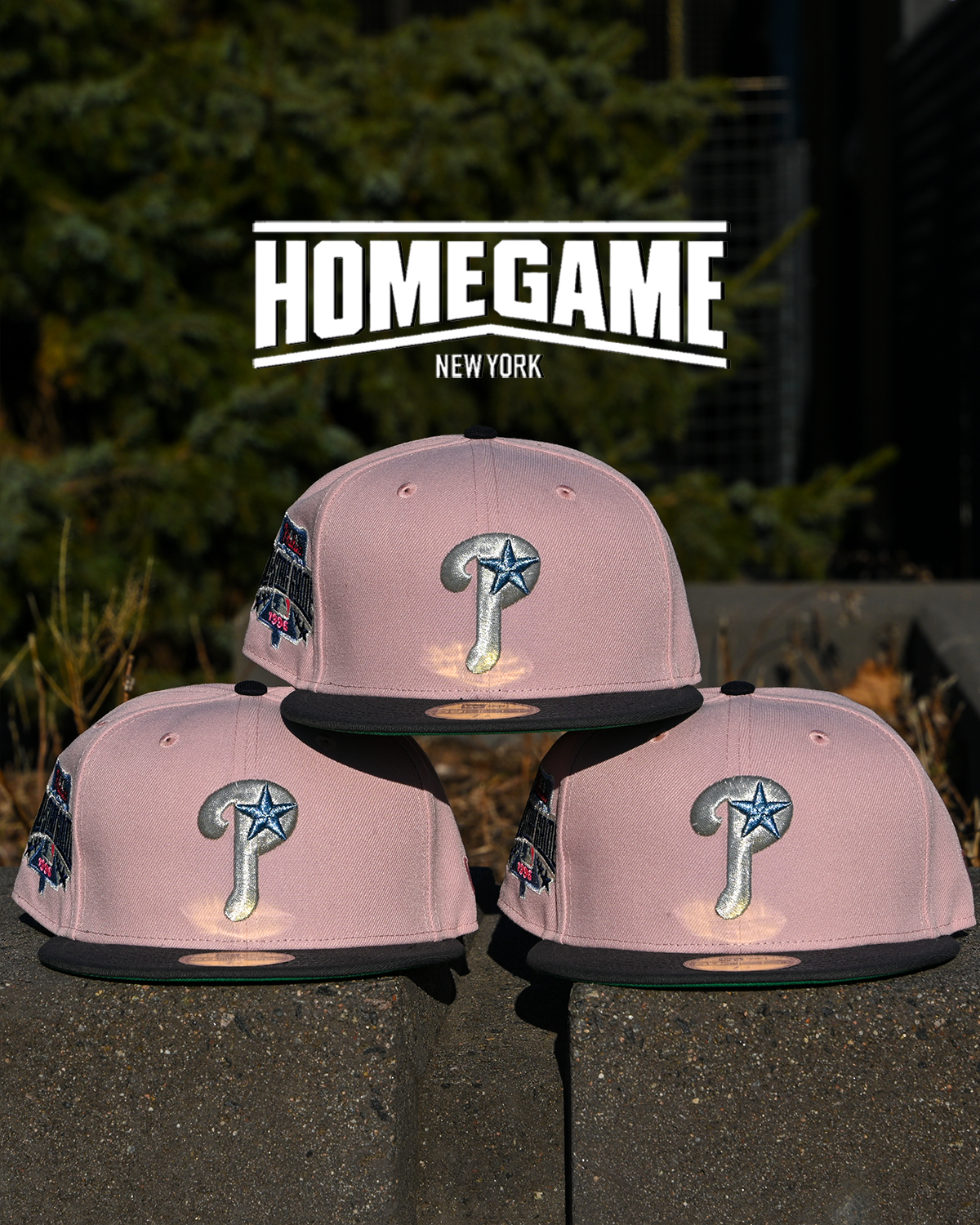 Philadelphia Phillies 1996 All Star Game Pink Rouge/Dark Graphite 59Fifty New Era