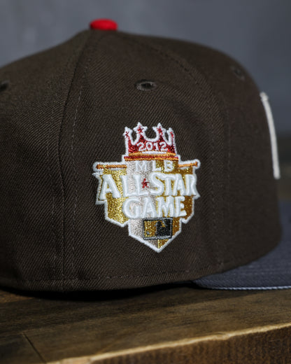Kansas City Royals 2012 All Star Game Walnut/Dark Graphite 59Fifty New Era