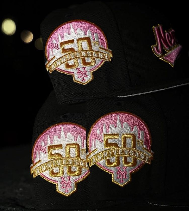 New York Mets 50th Anniversary Black 59Fifty New Era