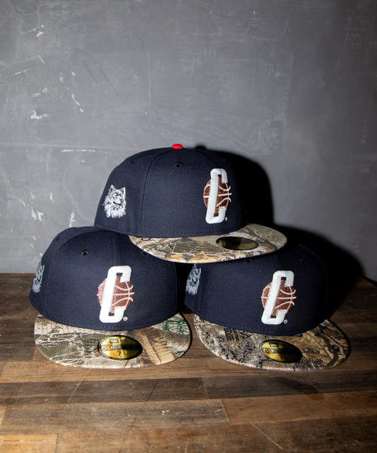 UConn Huskies Navy/Real Tree 59Fifty New Era