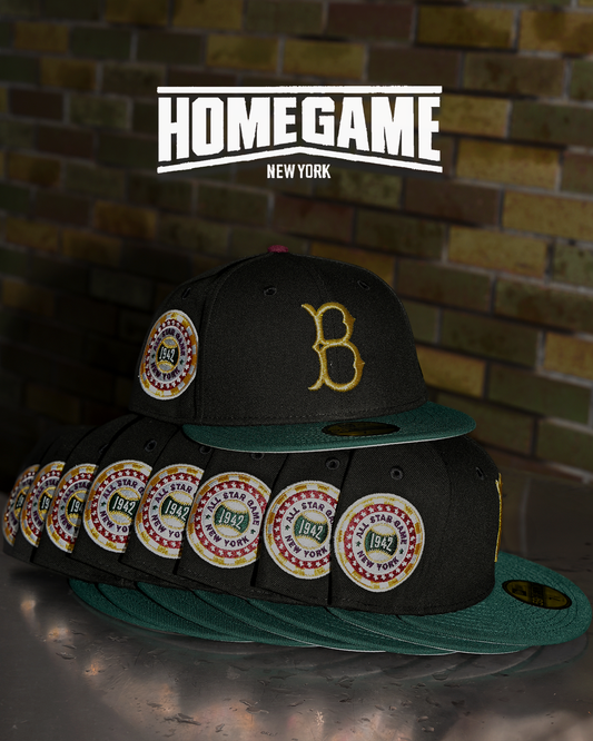 Brooklyn Dodgers 1942 All Star Game Black/Dark Green 59Fifty New Era