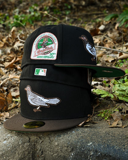Baltimore Orioles 30th Anniversary Black/Walnut 59Fifty New Era