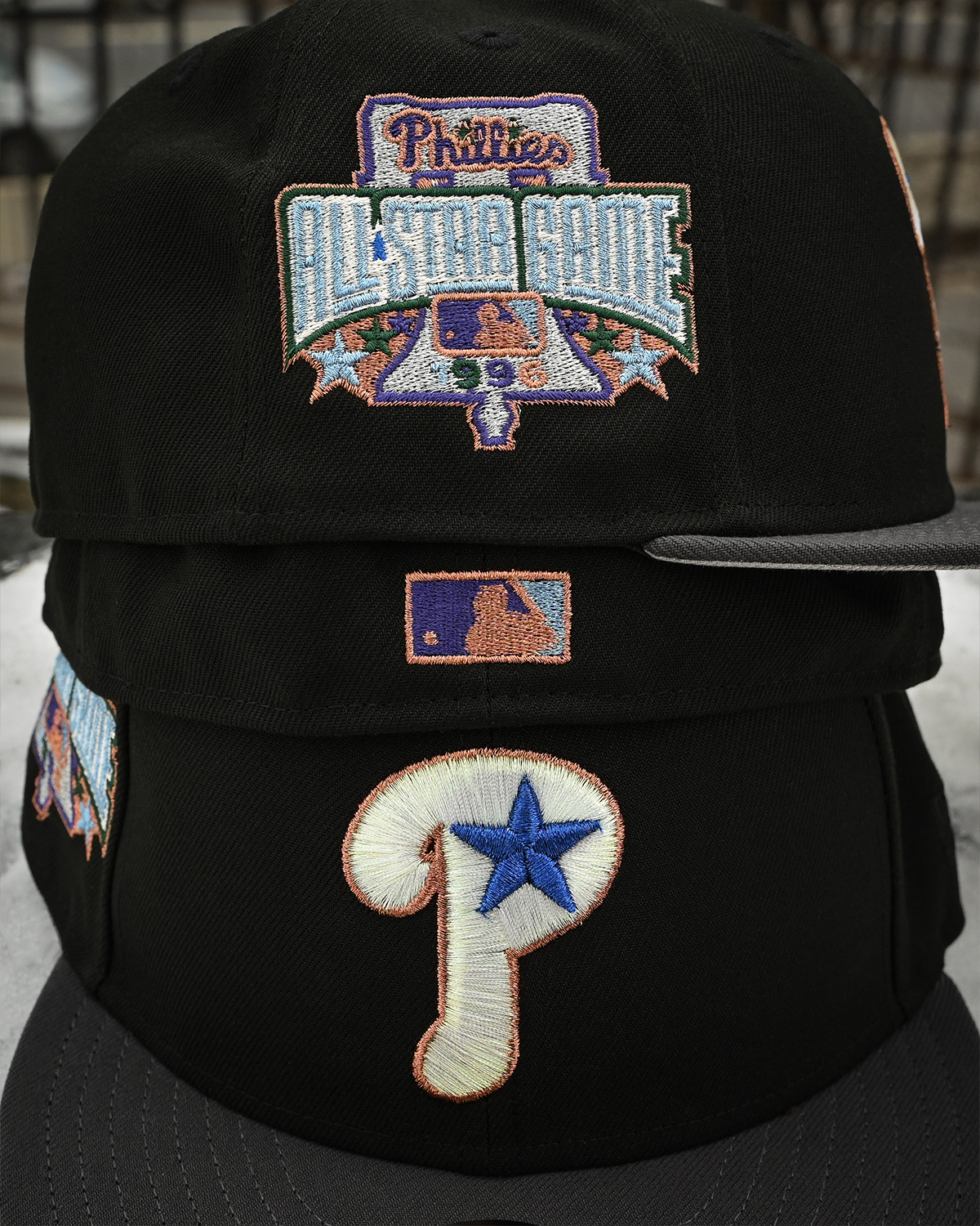 Philadelphia Philly 1996 All Star Game Black/Dark Graphite 59Fifty New Era