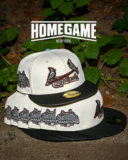 St Louis Cardinals 2006 World Series Chrome White/Black 59Fifty New Era