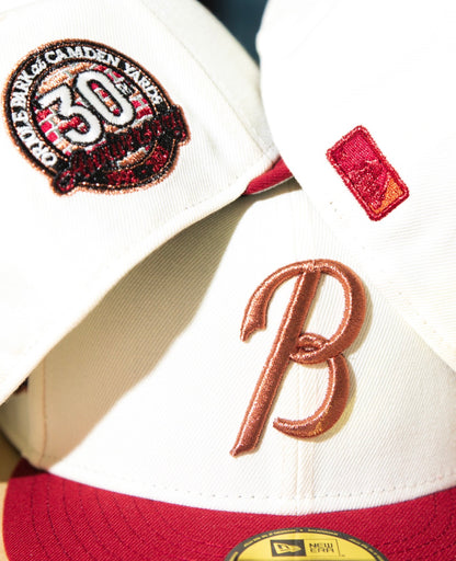 Baltimore Orioles 30th Anniversary Chrome White/Burgundy 59Fifty New Era