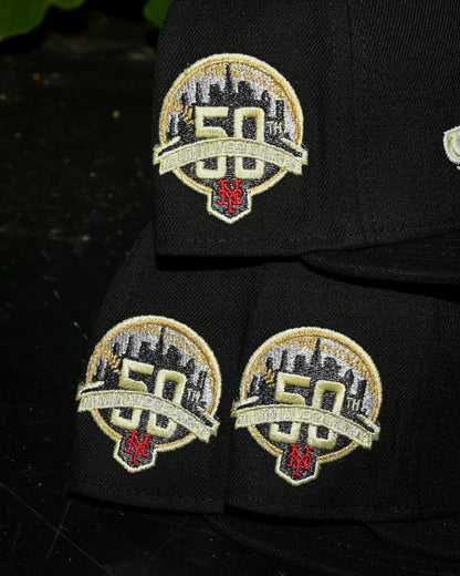 New York Mets 50th Anniversary Black 59Fifty New Era