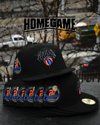 PRE-ORDER New York Knicks 2x Champ Black 59Fifty New Era