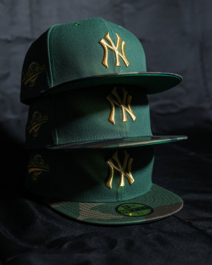 New York Yankees 1996 World Series Dark Green/Woodland Camo 59Fifty New Era