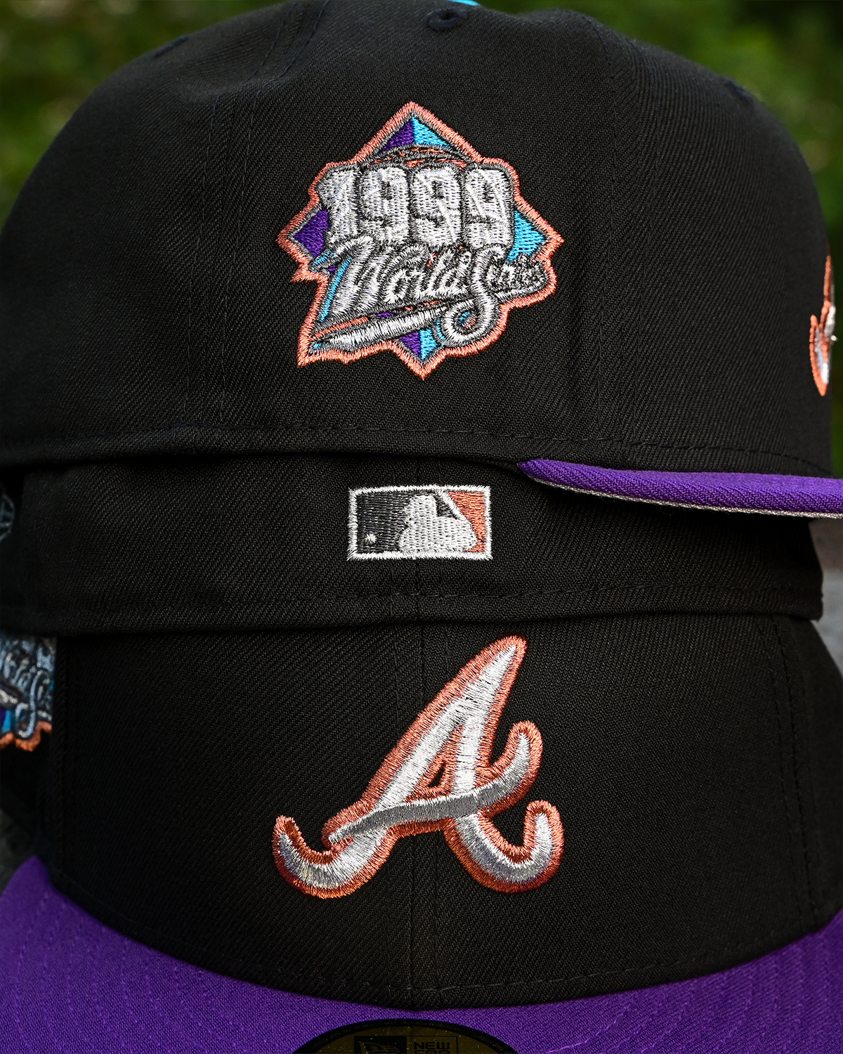 Atlanta Braves 1999 World Series Black/Purple 59Fifty New Era