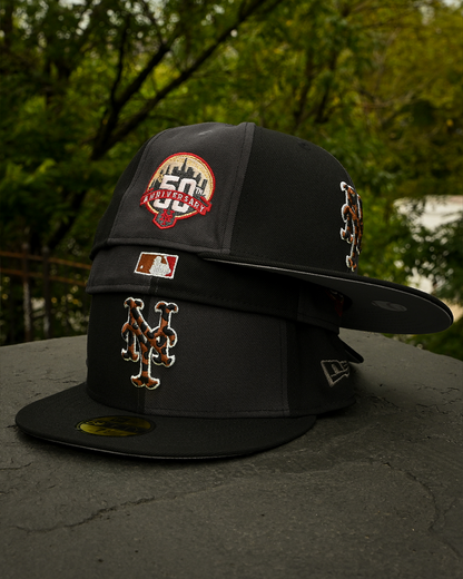 New York Mets 50th Anniversary Black/Graphite Grey 59Fifty New Era