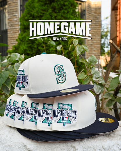 Seattle Mariners 1996 All Star Game Chrome White/Navy 59Fifty New Era