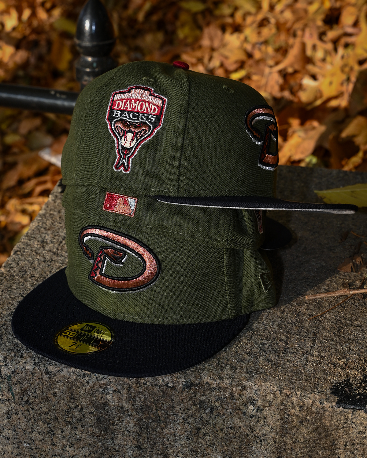 Arizona Diamond Backs 1998 Inaugural Season Olive/Black 59Fifty New Era