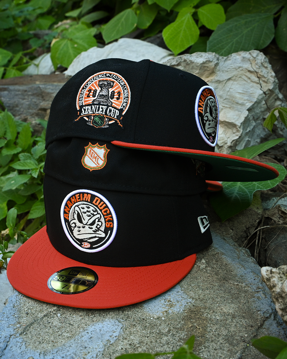 Anaheim Ducks 2003 Stanley Cup Black/Orange 59Fifty New Era
