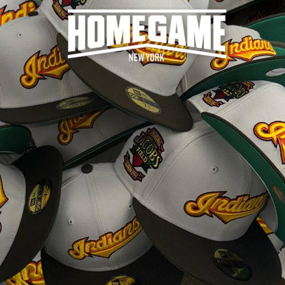 Cleveland Indians Jacobs Field Inaugural Season Stone/Walnut 59Fifty New Era Hat