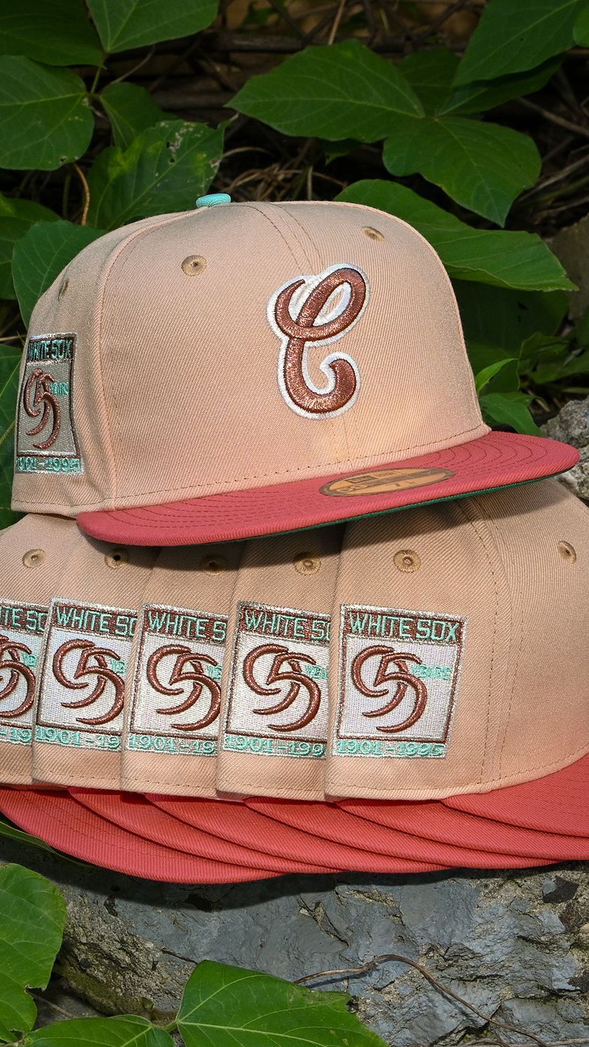 Chicago White Sox 95 Years Canded Pecan/Coral 59Fifty New Era