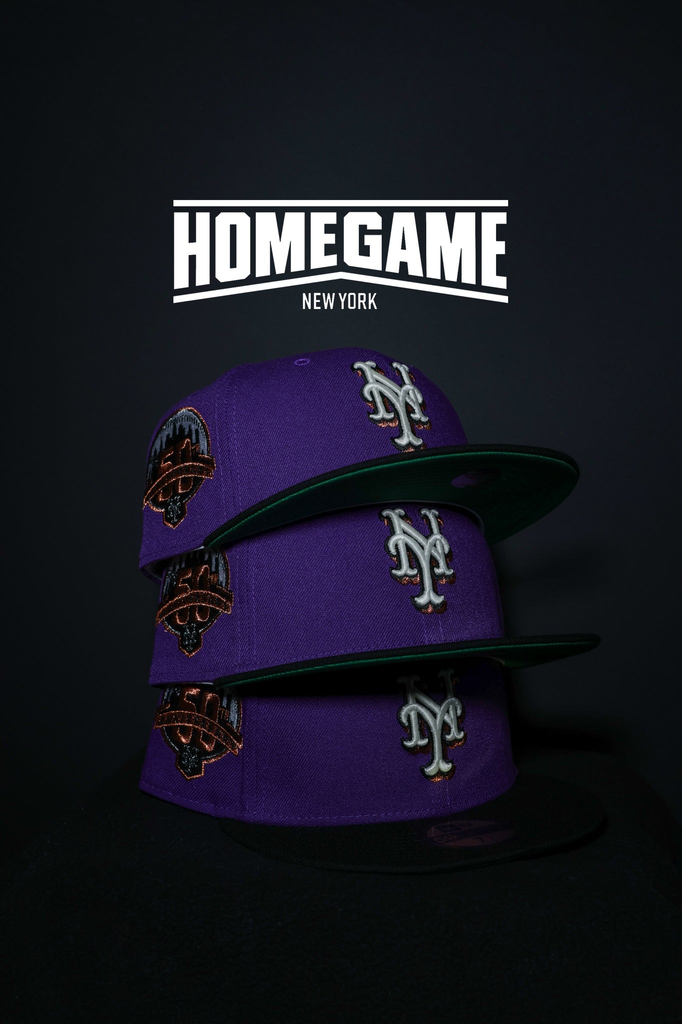 New York Mets 50th Anniversary True Purple/Black 59Fifty New Era