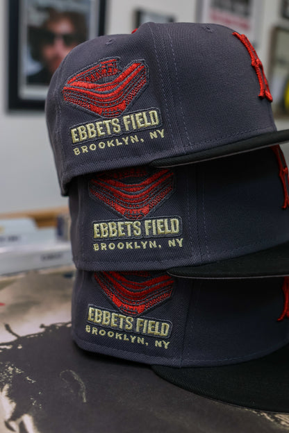 Brooklyn Dodgers Ebbets Field Dark Graphite/Black 59Fifty New Era