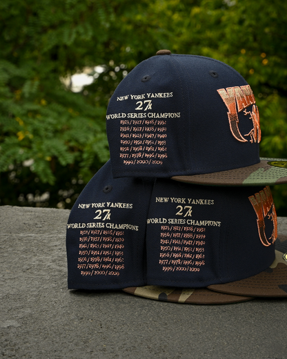 New York Yankees 27x World Series Champion Navy/Woodland Camo 59Fifty New Era
