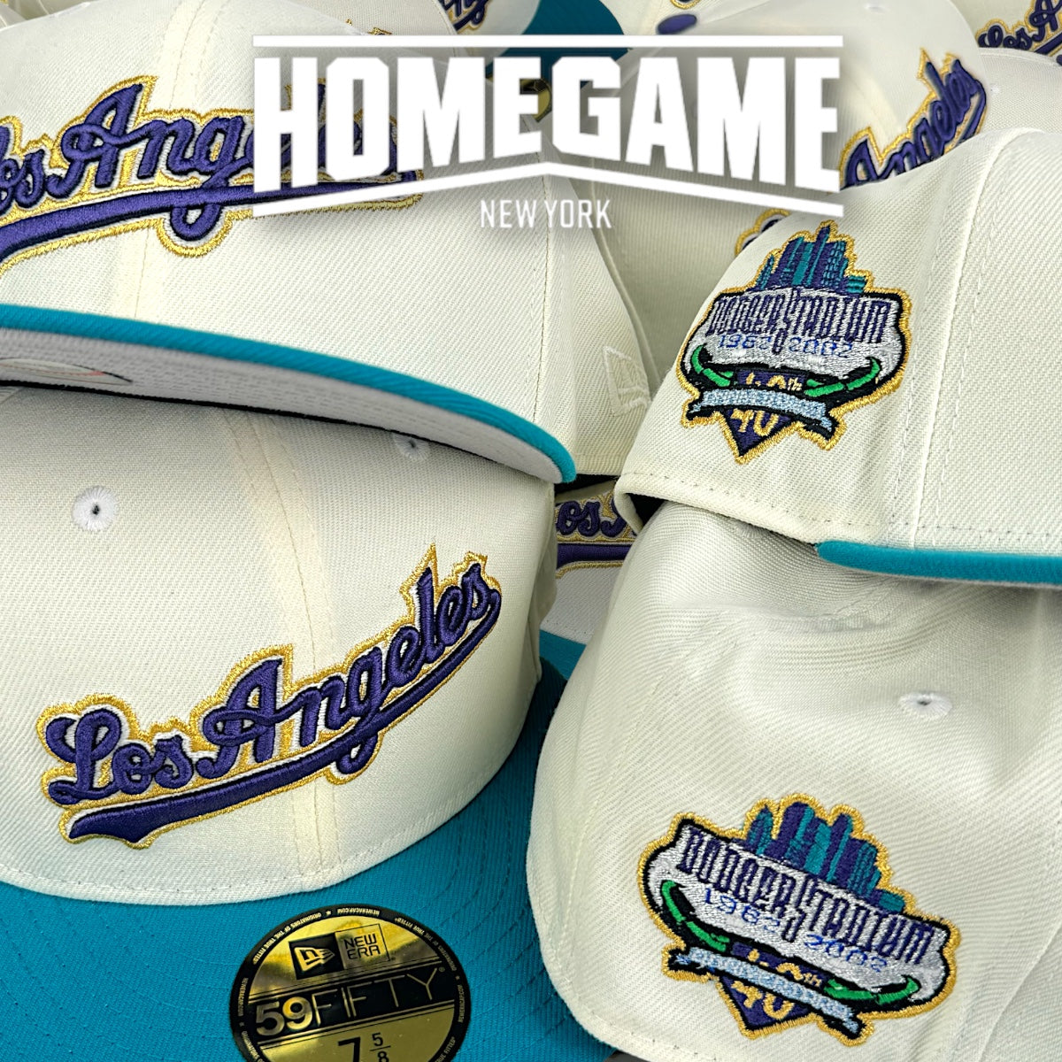 Los Angeles Dodgers Chrome White/Green 59Fifty New Era