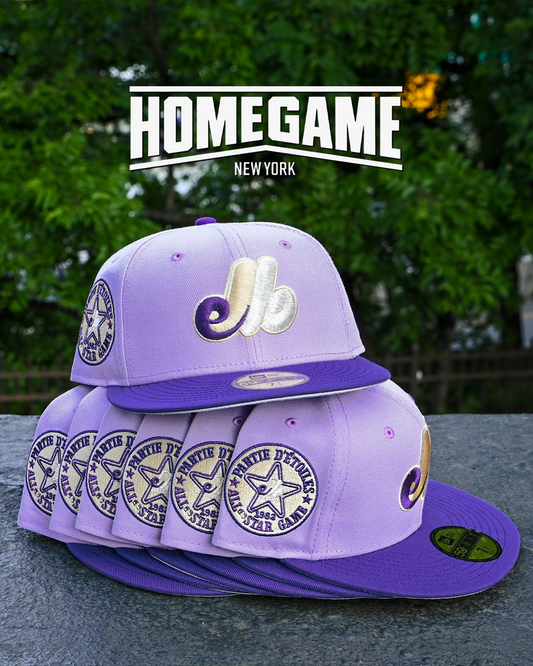 Pre-Order! Montreal Expos 1982 All Star Game Tropic Purple/New Orchid 59Fifty New Era