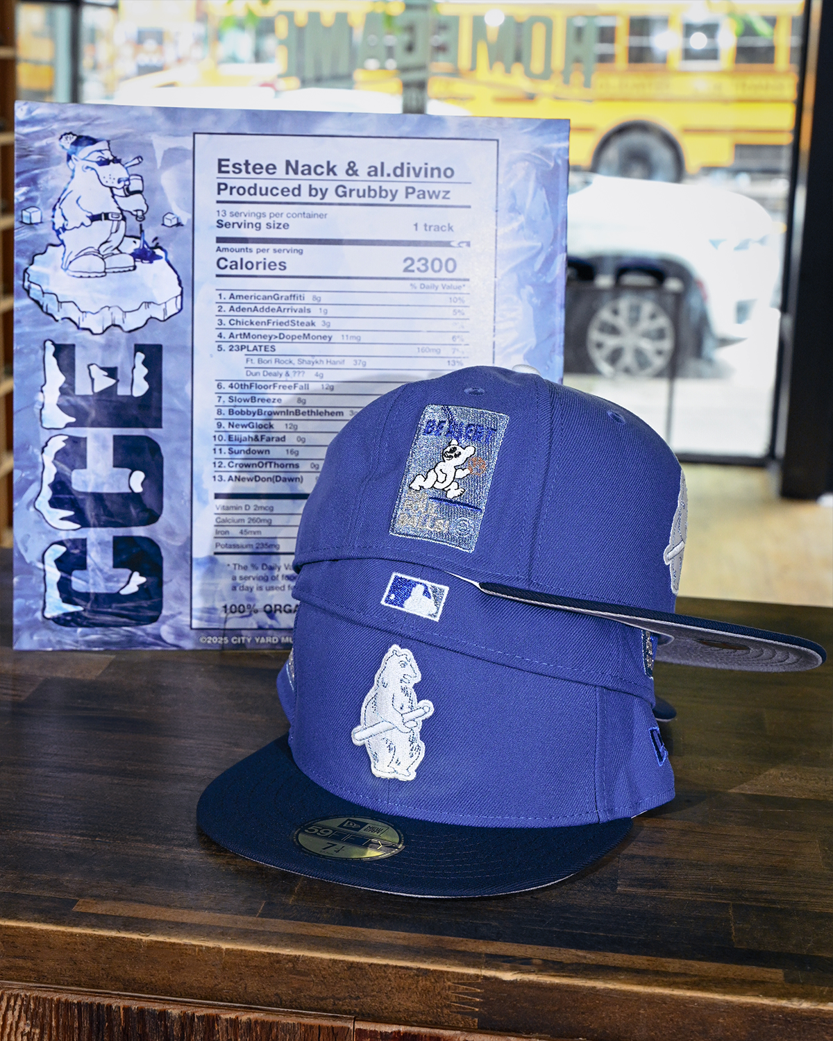 Chicago Cubs Be Alert Foul Balls Seashore Blue/Navy 59Fifty New Era