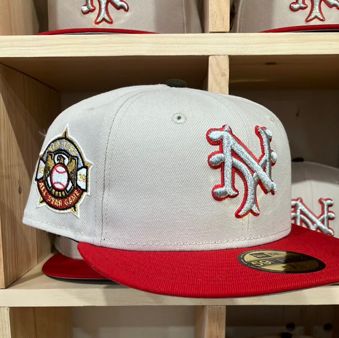 New York Giants 1939 All Star Game Stone/Scarlet New Era 59Fifty Hat