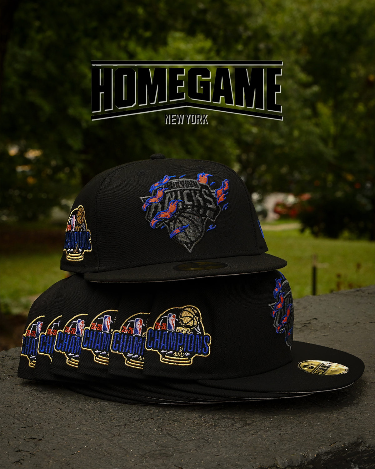 New York Knicks 2026 Champion Black 59Fifty New Era