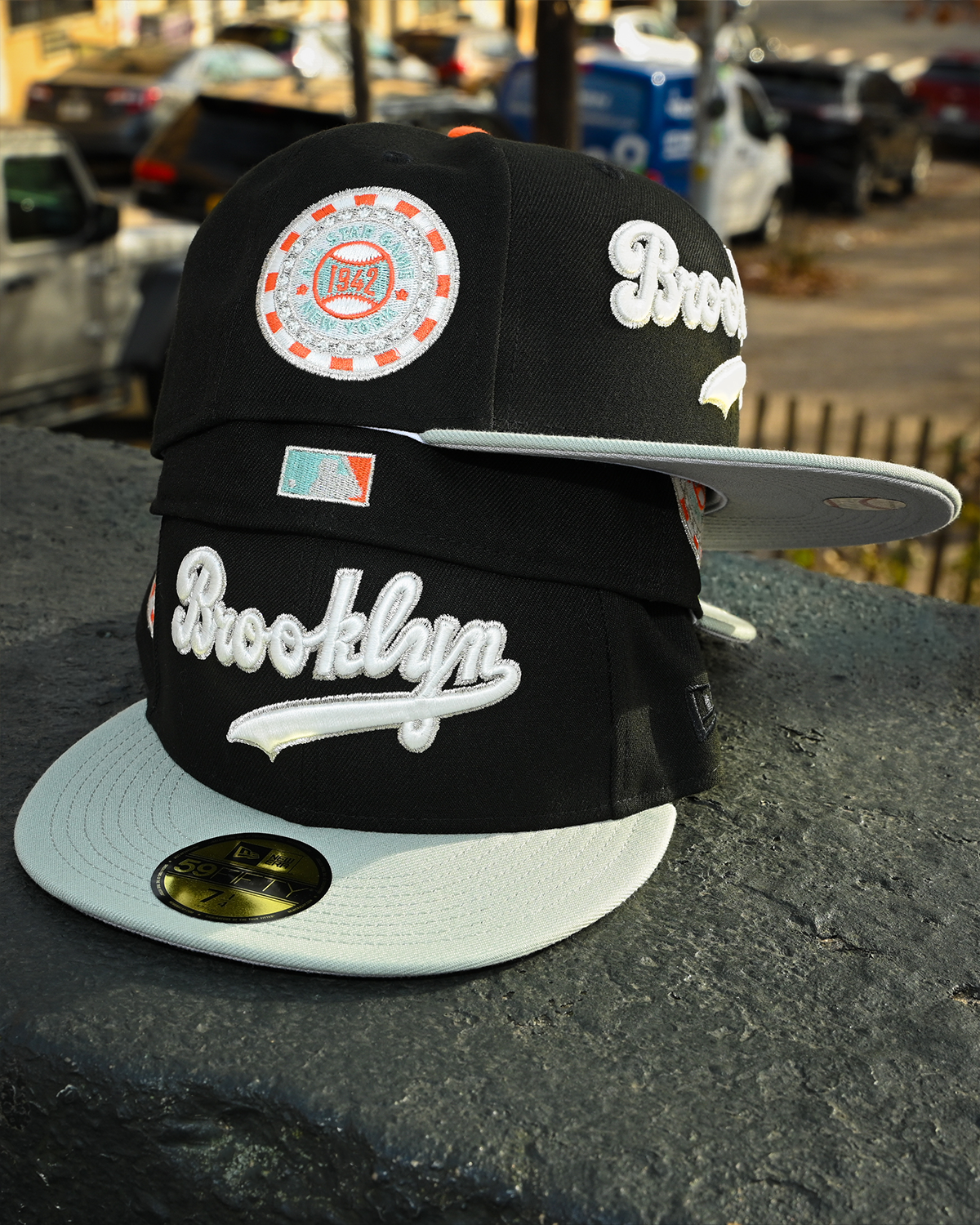 Brooklyn Dodgers 1942 All Star Game Black/Everest Green 59Fifty New Era