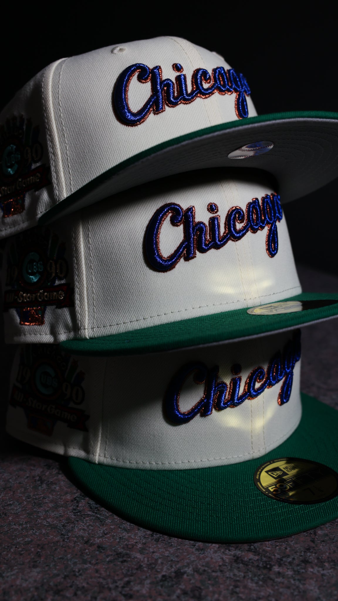 Chicago White Sox 1990 All Star Game Chrome White/Kelly Green 59Fifty New Era
