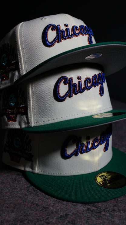 Chicago White Sox 1990 All Star Game Chrome White/Kelly Green 59Fifty New Era