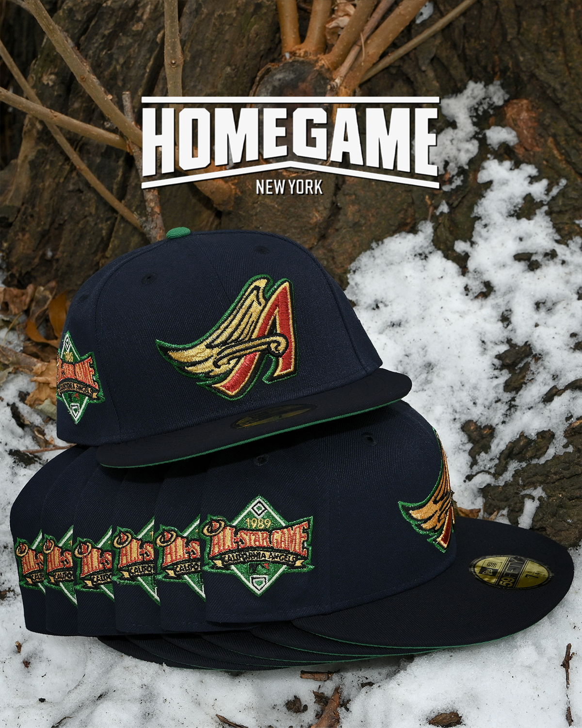 Los Angeles Angels 1989 All Star Game Night Shift Navy/Navy 59Fifty New Era