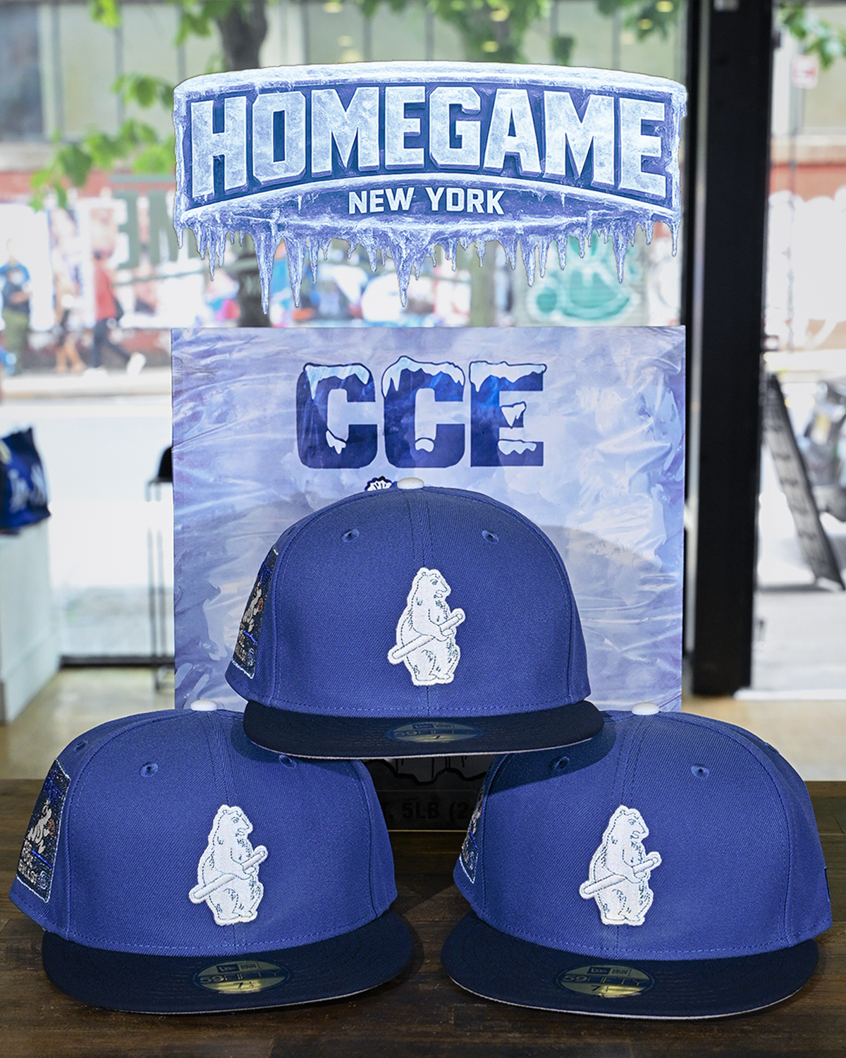 Chicago Cubs Be Alert Foul Balls Seashore Blue/Navy 59Fifty New Era