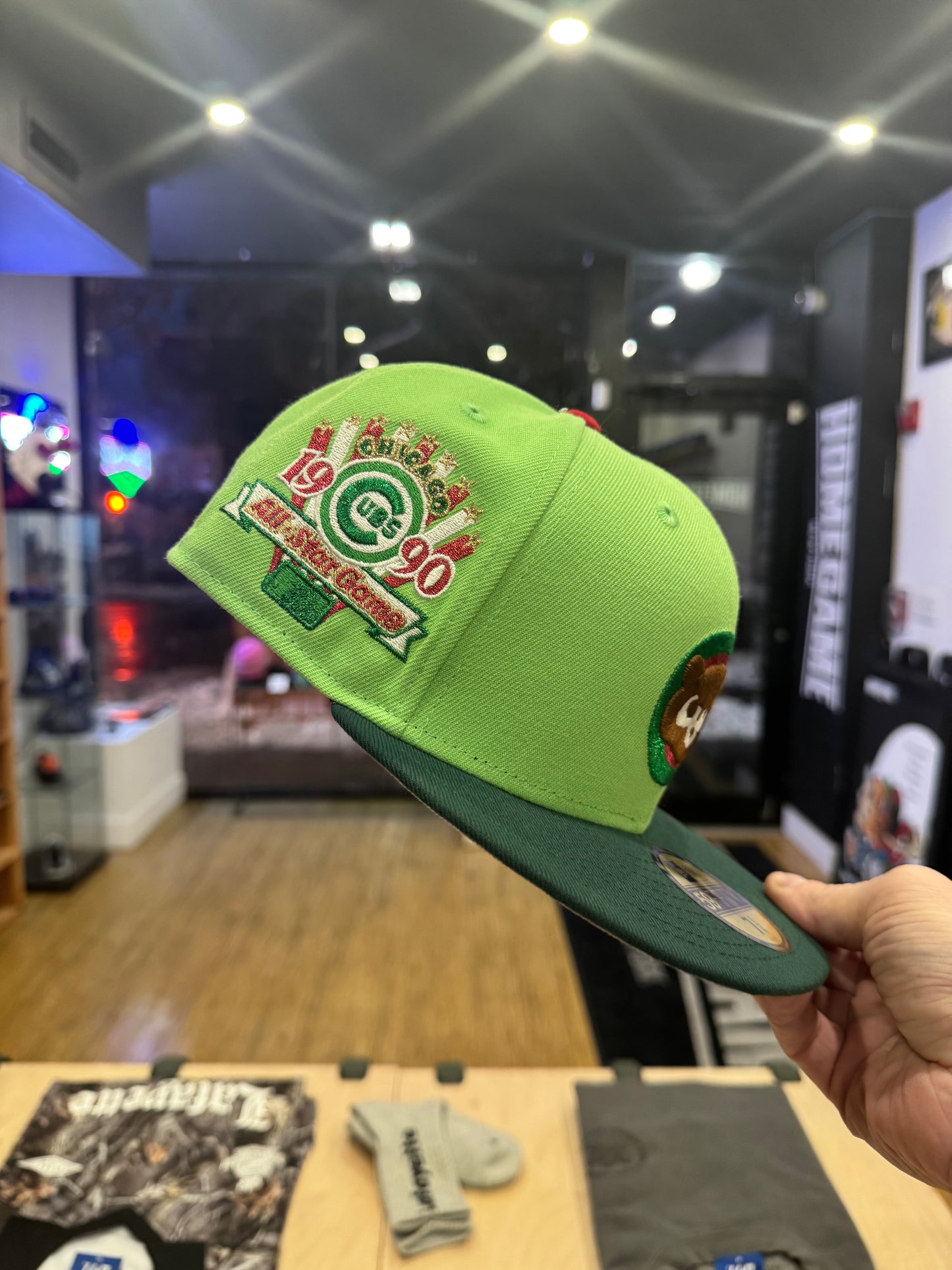 Chicago Cubs 1990 All Star Game Action Green/Kelly Green 59Fifty New Era