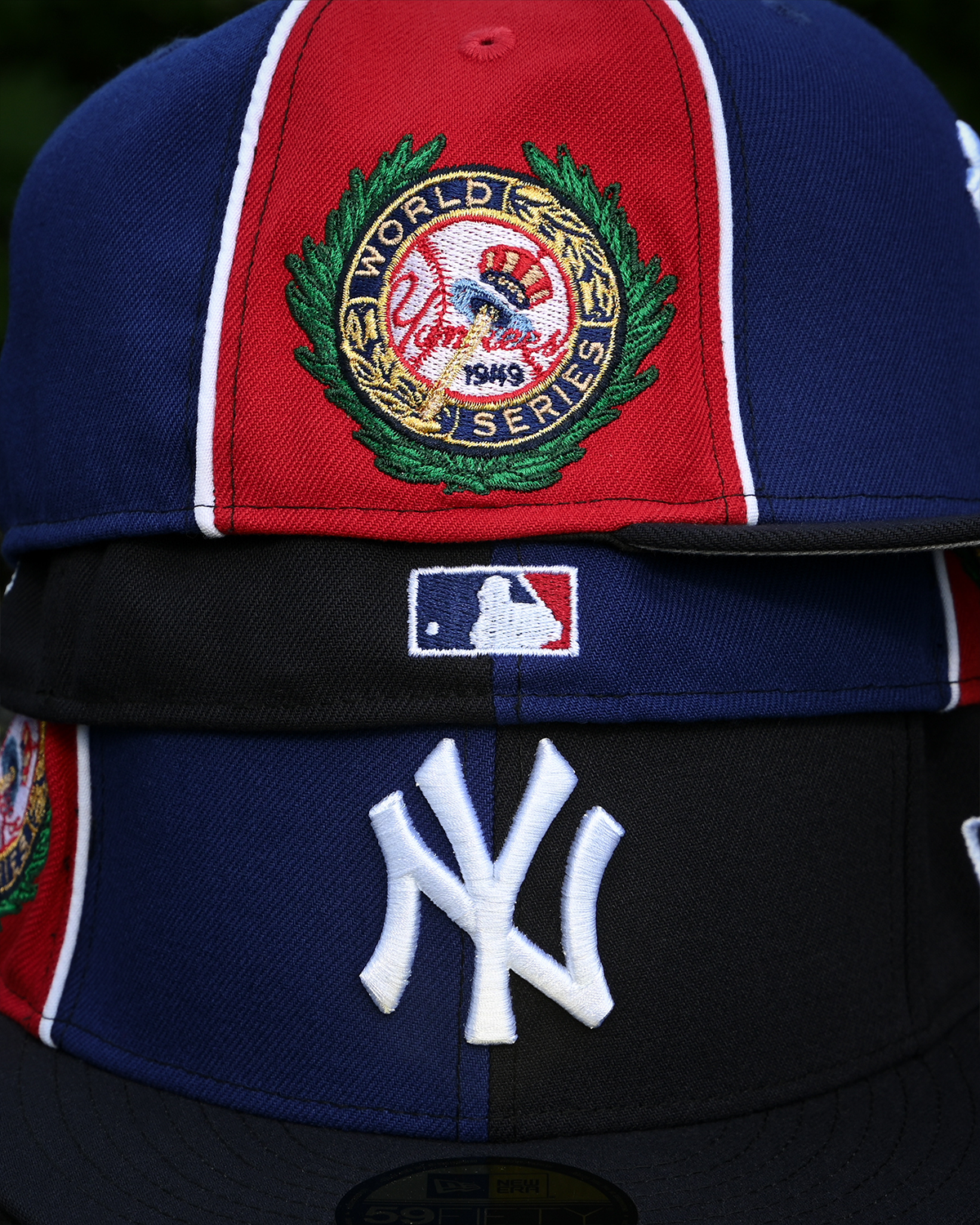 New York Yankees 1949 World Series Royal/Navy/Front Door Red 59Fifty New Era