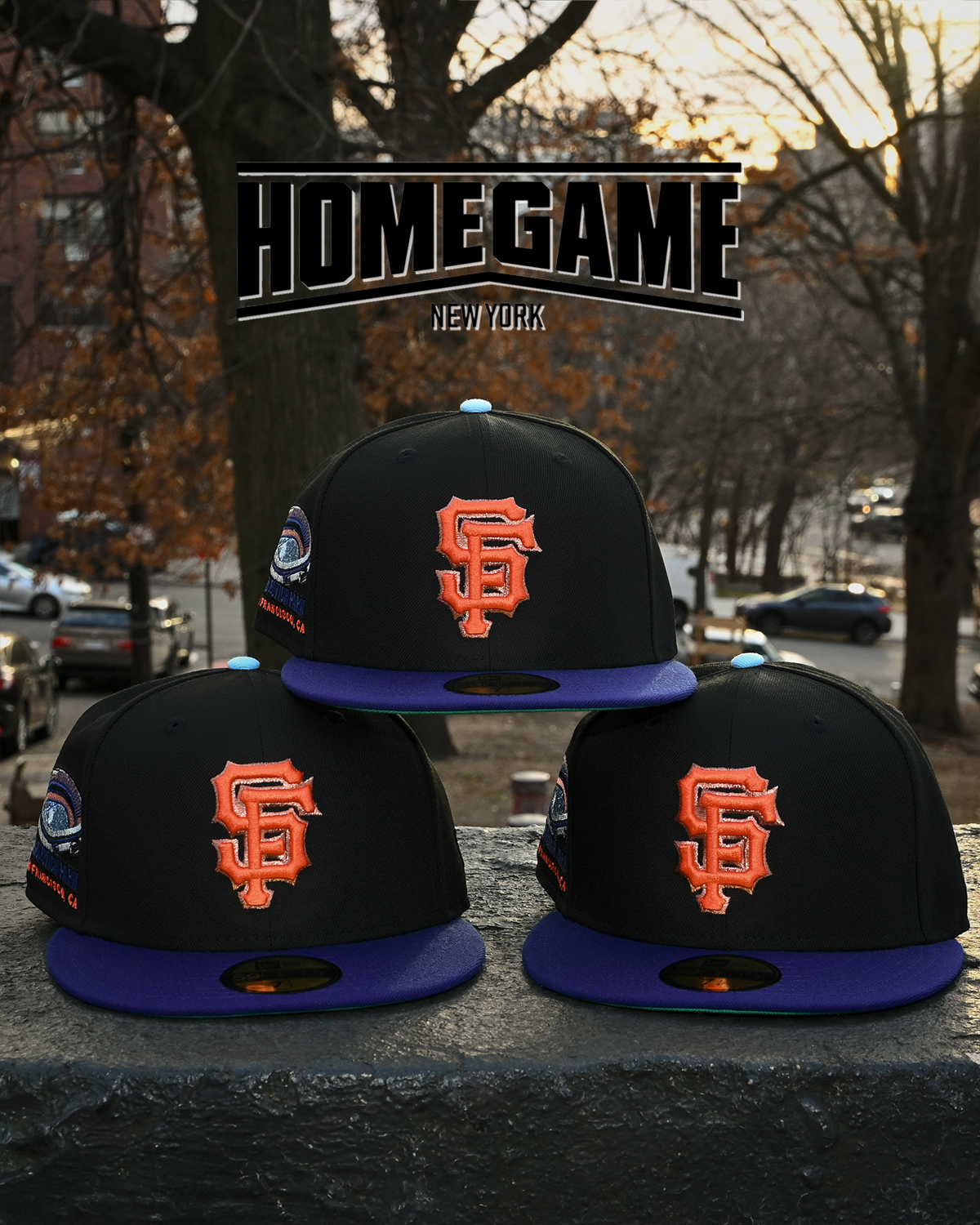 San Francisco Giants Candlestick Park Black/Dark Royal 59Fifty New Era