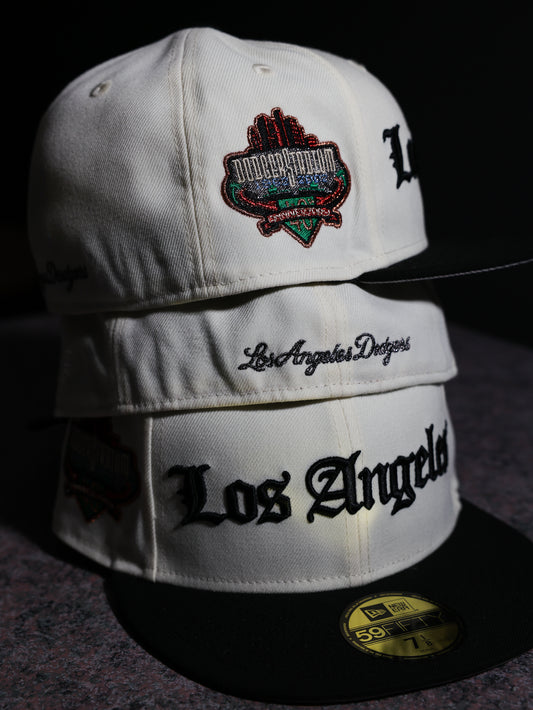 Los Angels Dodgers 40th Anniversary Chrome White/Black 59Fifty New Era
