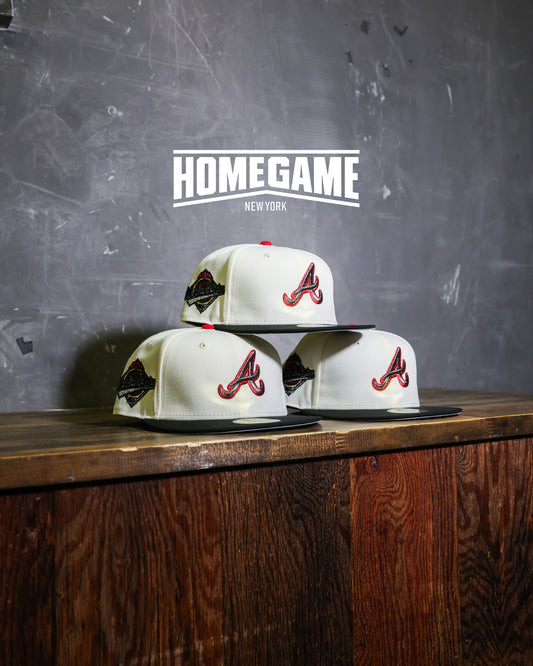 Atlanta Braves 1992 World Series Chrome White/Black 59Fifty New Era