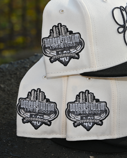 Los Angels Dodgers 40th Anniversary Chrome White/Black 59Fifty New Era
