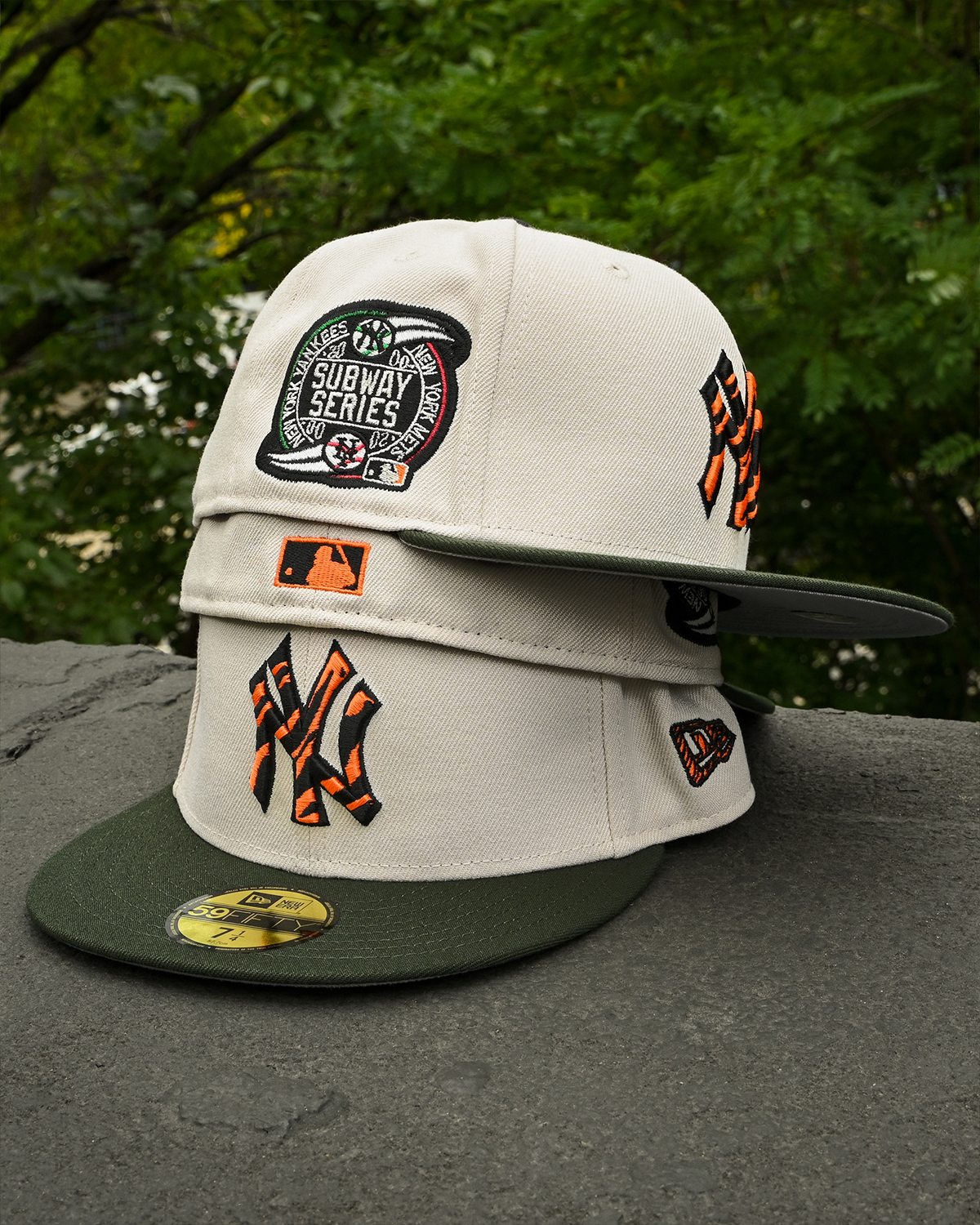 New York Yankees 2000 Subway Series Stone/Dark Seaweed 59Fifty New Era