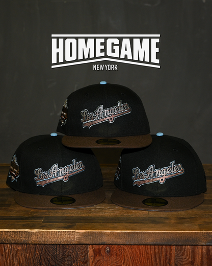 Los Angeles Dodgers Stadium 40th Anniversary Black/Walnut 59Fifty New Era