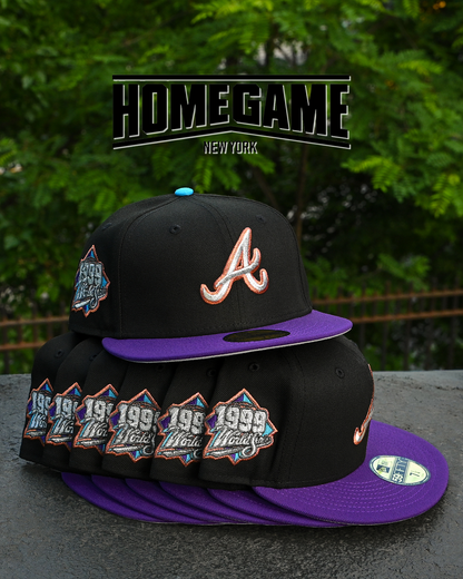 Atlanta Braves 1999 World Series Black/Purple 59Fifty New Era