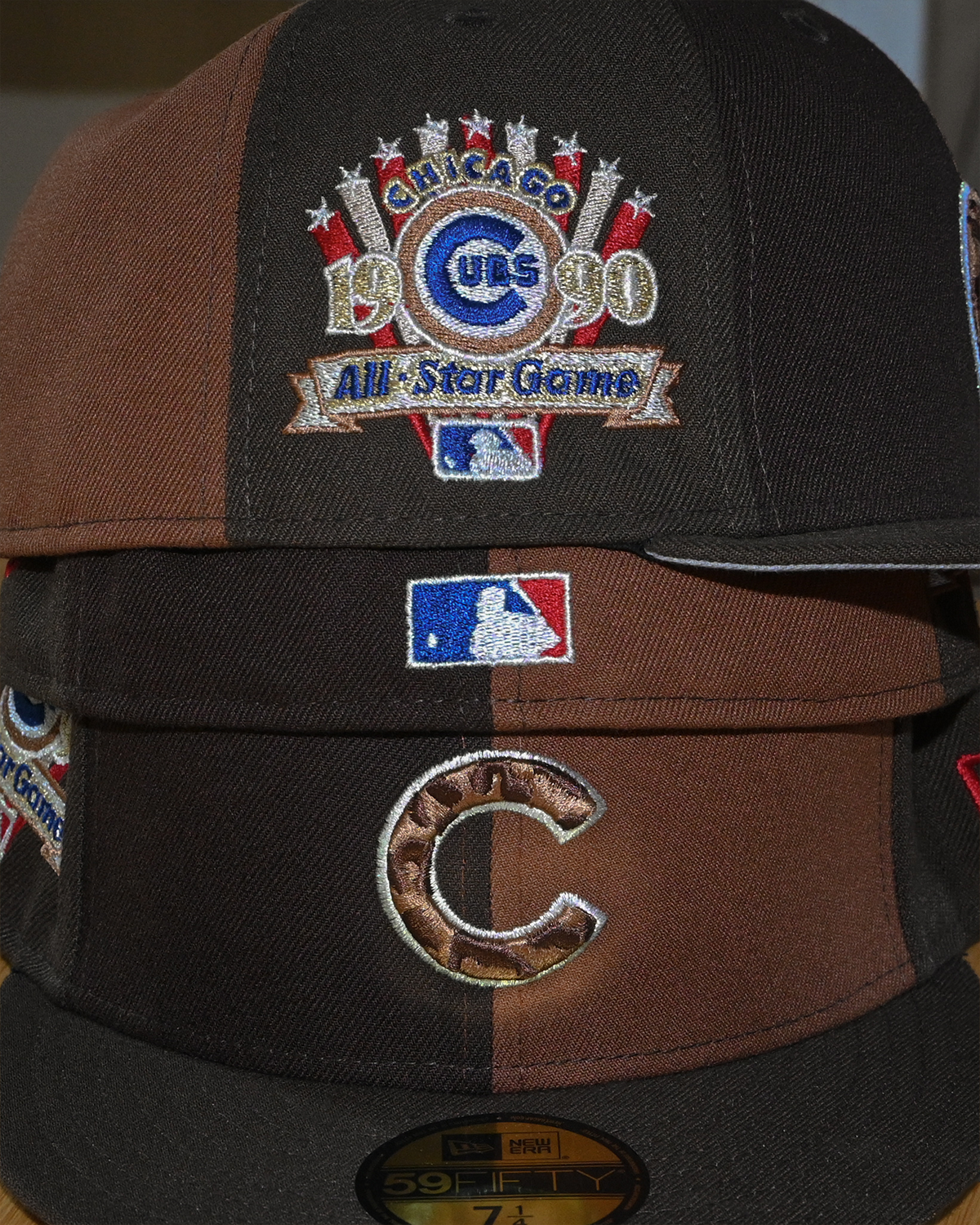 Chicago Cubs 1990 All Star Game Multi/Brown/Walnut 59Fifty New Era