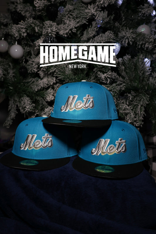 New York Mets 25th Anniversary Blue Jewel/Black 59Fifty New Era