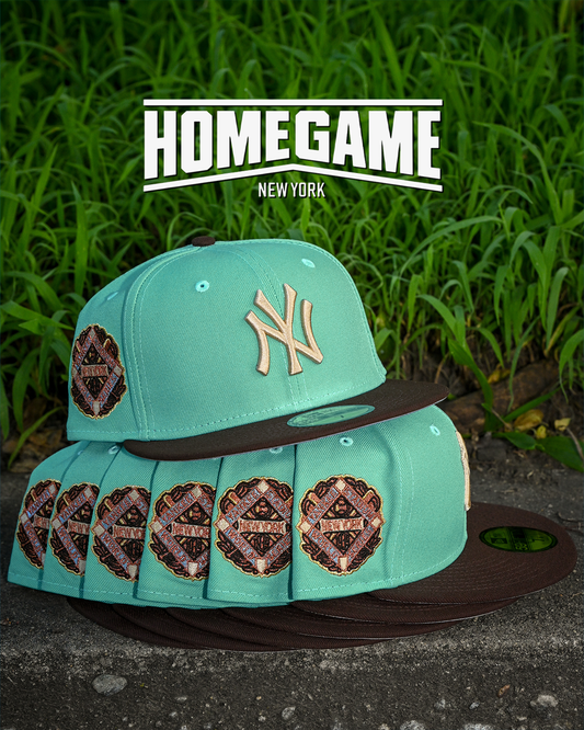 homegame別注　newera newyork mets キャップ NEW ERA - 59FIFTY New York Mets 50th Anniversary WHITE/LIGHT