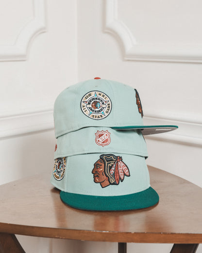 Chicago Blackhawks 1991 All Star Game Everest Green/Dark Green 59Fifty New Era