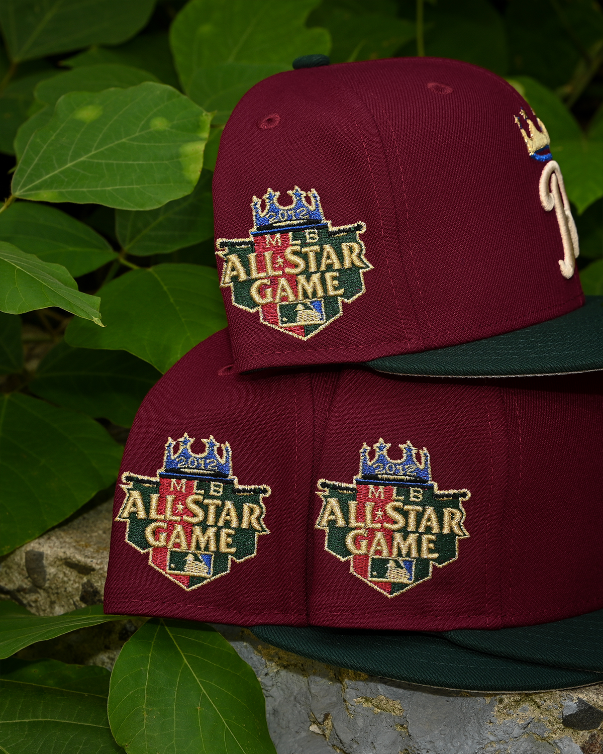 Kanas City Royal 2012 All Star Game Burgundy/Emerald Green 59Fifty New Era