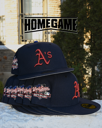 Oakland Athletics 1989 World Series Navy 59Fifty New Era