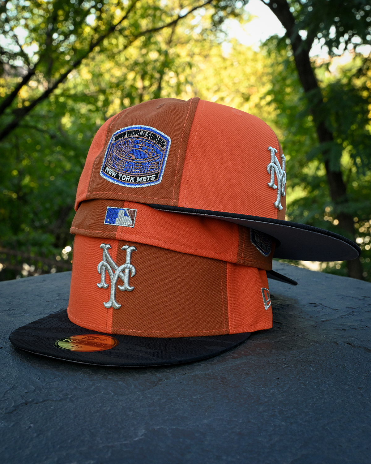 New York Mets 1969 World Series Rust Orange/Orange/Black Camo 59Fifty New Era