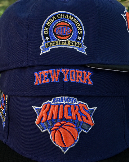 New York Knicks 3x NBA Champion Navy/Black 59Fifty New Era